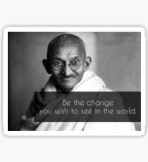 Mahatma Gandhi. Sticker