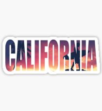 Vintage Filtered California Postcard Sticker
