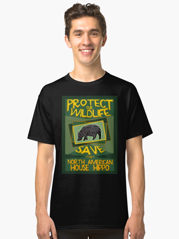 north american house hippo shirt