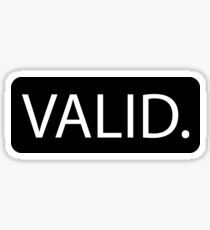 VALID Sticker