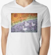 Duckling Adventure Men's V-Neck T-Shirt