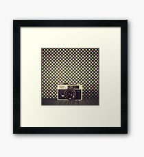 Retro Camera Framed Print
