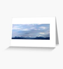 Mountain veil Greeting Card