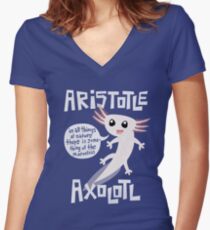 Aristote Axolotl T-shirt col V femme