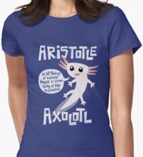 Aristotle Axolotl Women's Fitted T-Shirt