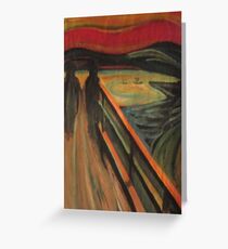 The Screamless Scream Greeting Card
