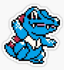 Pokemon - Totodile Sprite Sticker