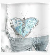 Spread Your Wings ("Be OK" Butterfly) Poster