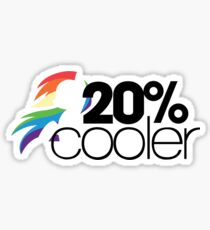 20% Cooler! (ALL options) - WHITE Sticker