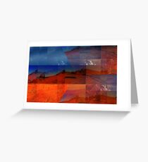 Fractured Landscape Greeting Card
