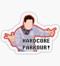 Hardcore Parkour! Sticker