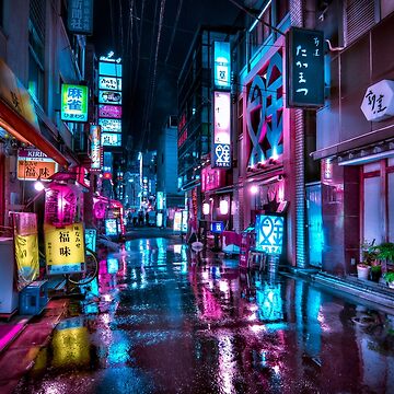 Artwork thumbnail, Tokyo at Night - Shimbashi by TokyoLuv