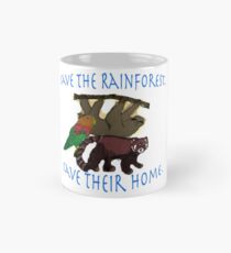Rette den Regenwald! Tasse