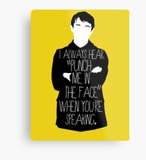 Usually it's subtext. Metal Print