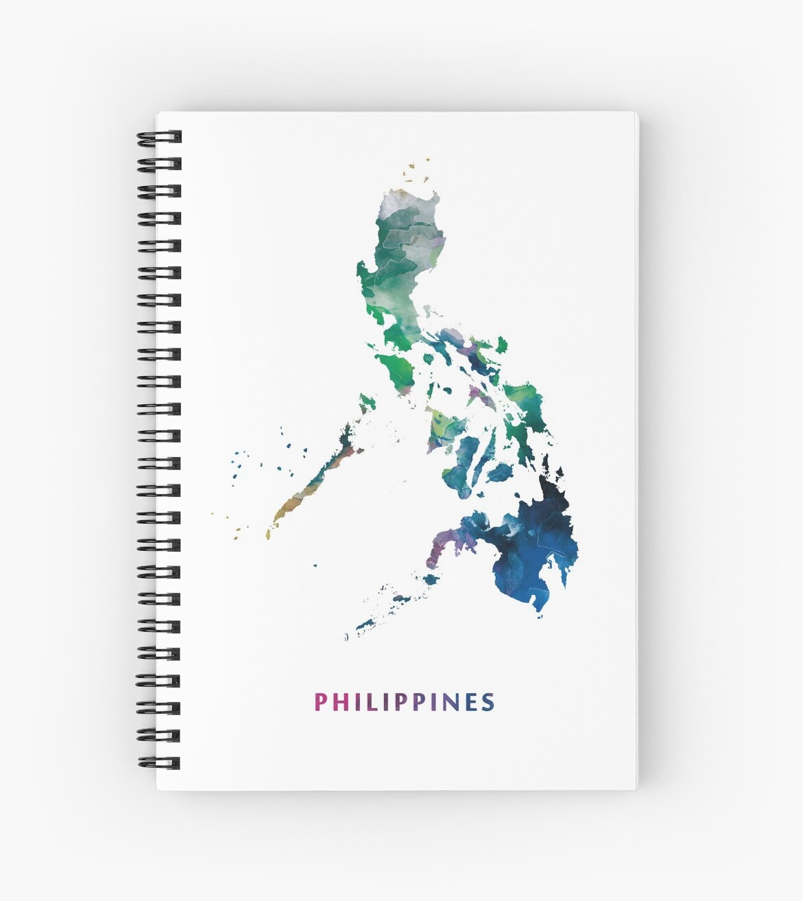 "Philippines" Spiral Notebook by MonnPrint Redbubble