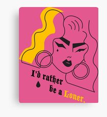 Loner. Canvas Print