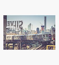 7 Train and Silvercup Studios Photographic Print