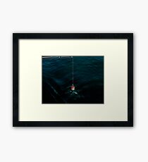 His dying wish was to catch one more fish. Framed Print