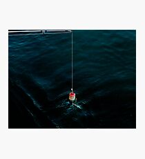 His dying wish was to catch one more fish. Photographic Print