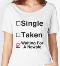 Waiting for a Newsie Women's Relaxed Fit T-Shirt