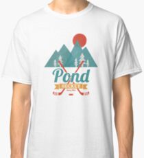 Retro Pond Hockey Classic T-Shirt