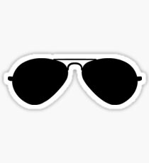 Aviator Sunglasses Sticker