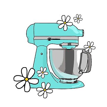 Floral Inspired Design Kitchenaid Mixer Decal Sticker Kitchen Mixer Mixer  Tattoo Kitchen Mixer Upgrade 