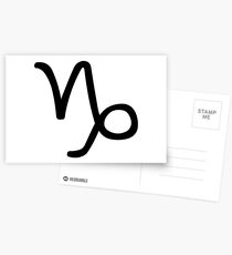 Capricorn - Sea-goat - Astrology Sign Postcards