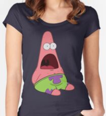 Surprised Patrick Women's Fitted Scoop T-Shirt