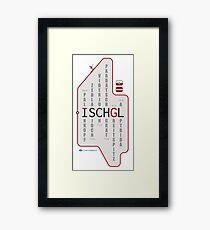 ISCHGL Matrix Framed Print