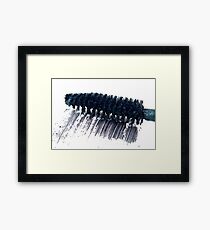 Black Mascara Framed Print