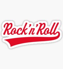 Rock 'n' Roll (Red) Sticker