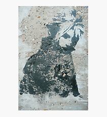 STENCIL: Cloud Strife - Final Fantasy VII Photographic Print