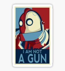 I am not a gun Sticker
