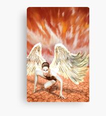 Landed Canvas Print
