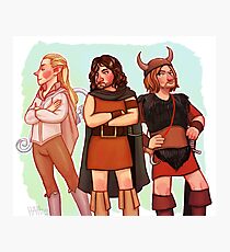 The Fellowship of 70s Fantasy Fashion Photographic Print
