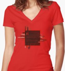 Adobe Flash Splash Screen Women's Fitted V-Neck T-Shirt
