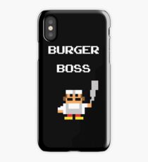 burger boss arcade iPhone Case/Skin