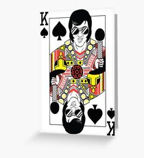 Tarjeta de felicitación Elvis Presley Vegas Style Playing Card