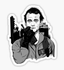 Ghostbusters Peter Venkman Bill Murray illustration Sticker