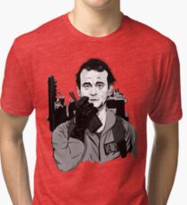 Camiseta de tejido mixto Cazafantasmas Peter Venkman Ilustración de Bill Murray