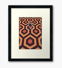 The Shining Screen Print Movie Poster Framed Print