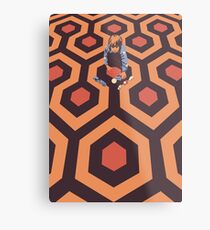 The Shining Screen Print Movie Poster Metal Print
