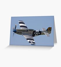 P51D Mustang Greeting Card
