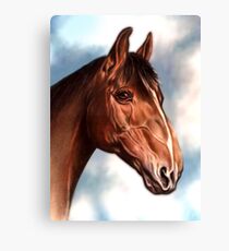 Horse Waiting Canvas Print