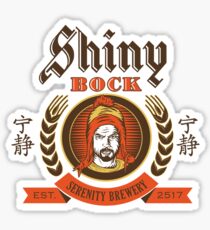 Shiny Bock Beer Sticker