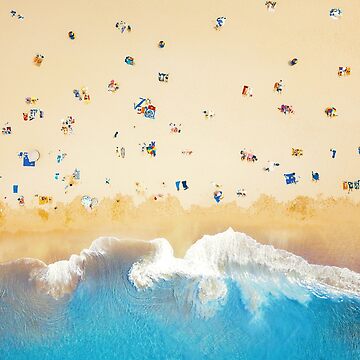 Artwork thumbnail, Beach Colours | Aerial Drone Photography  by The-Drone-Man