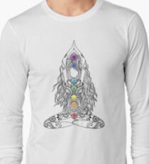 Yoga Om Chakras Mindfulness Meditation Zen 1 Long Sleeve T-Shirt