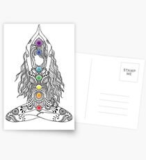Yoga Om Chakras Mindfulness Meditation Zen 1 Postcards