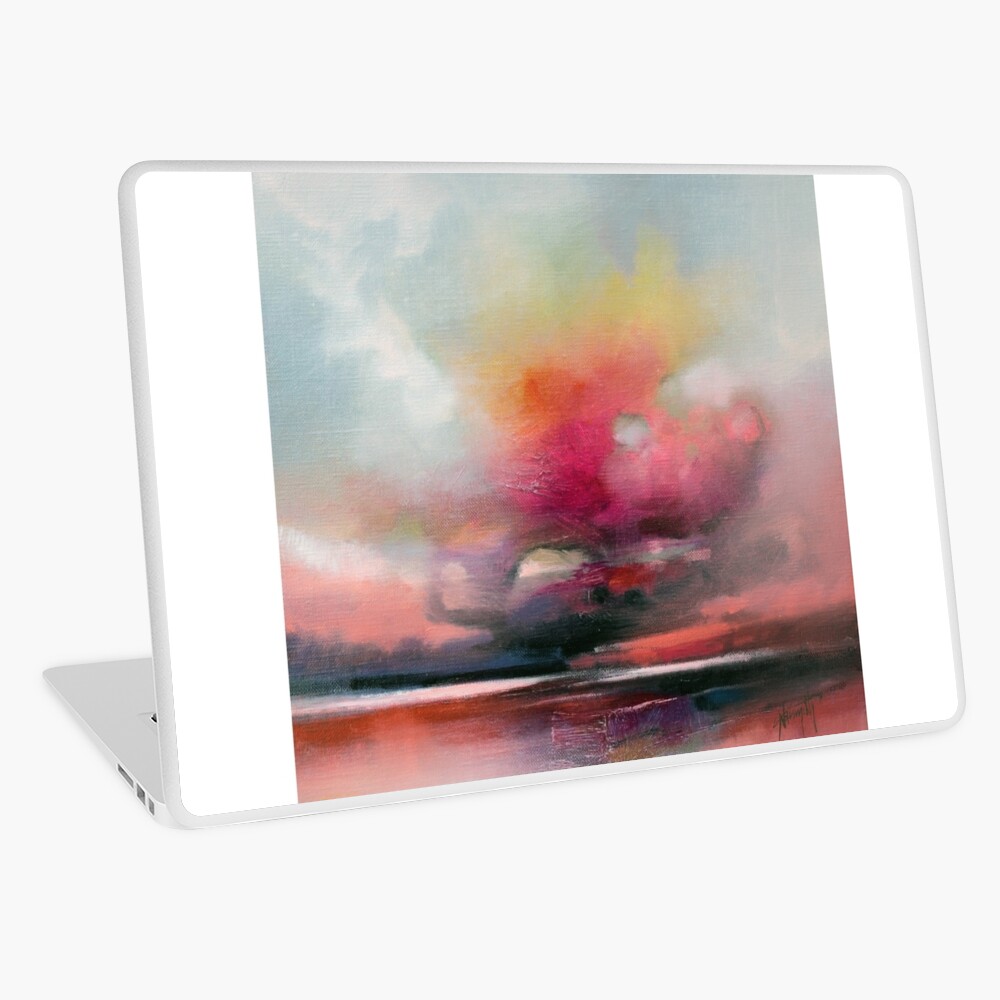 Crimson Cloud Study Laptop Skin